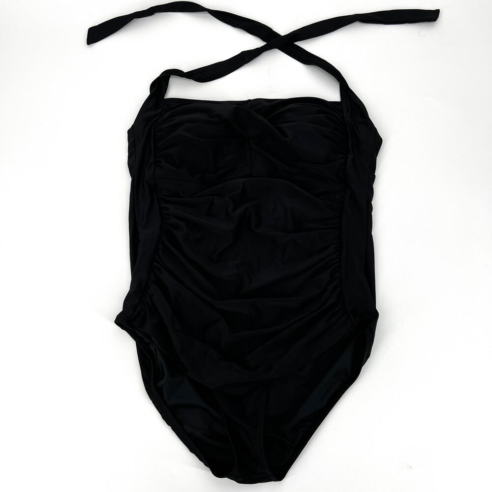 Smismivo Womens Black One Piece Swimsuit Size XXXL NWT